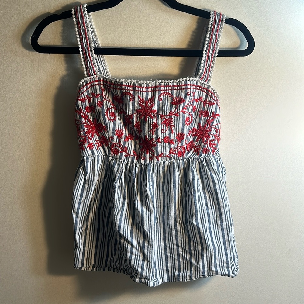 Embroidered cotton top from Marks & Spencer